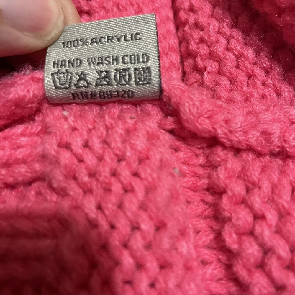 C.C Beanie Mixed Soft Yarn Ribbed Knit Thick Warm Winter Hat Toboggan Pink - Picture 6 of 6